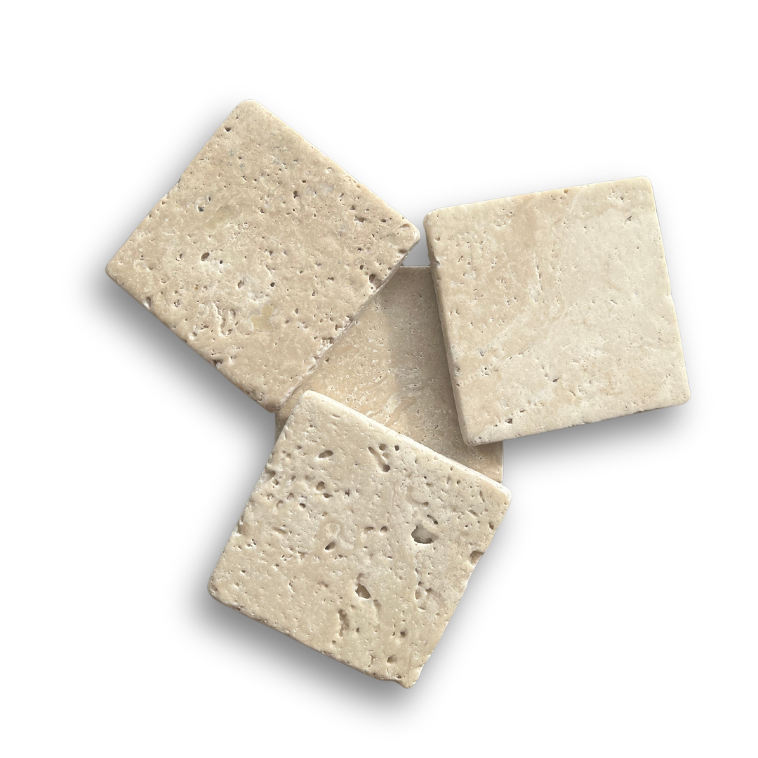 La Costa Travertine Coasters