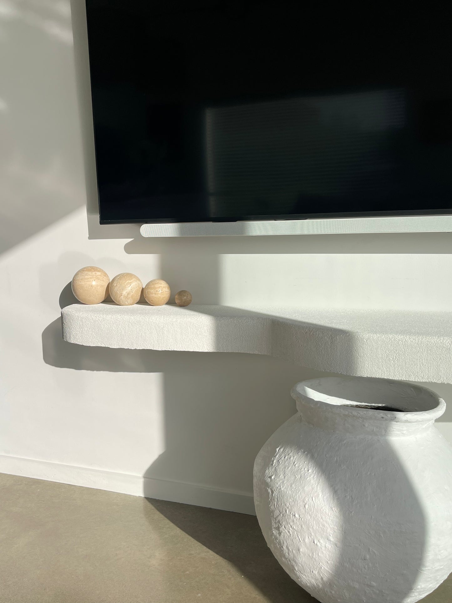 Custom Floating Mantel